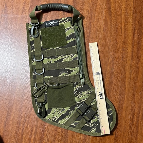 M48 OPS Tactical Stocking Military Green Camo MOLLE - Picture 7 of 8
